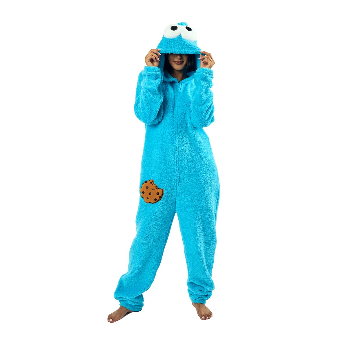 Bioworld Power Ranger Adult Long Sleeve Hooded Cosplay Onesie Costume Union Suit - Image 4