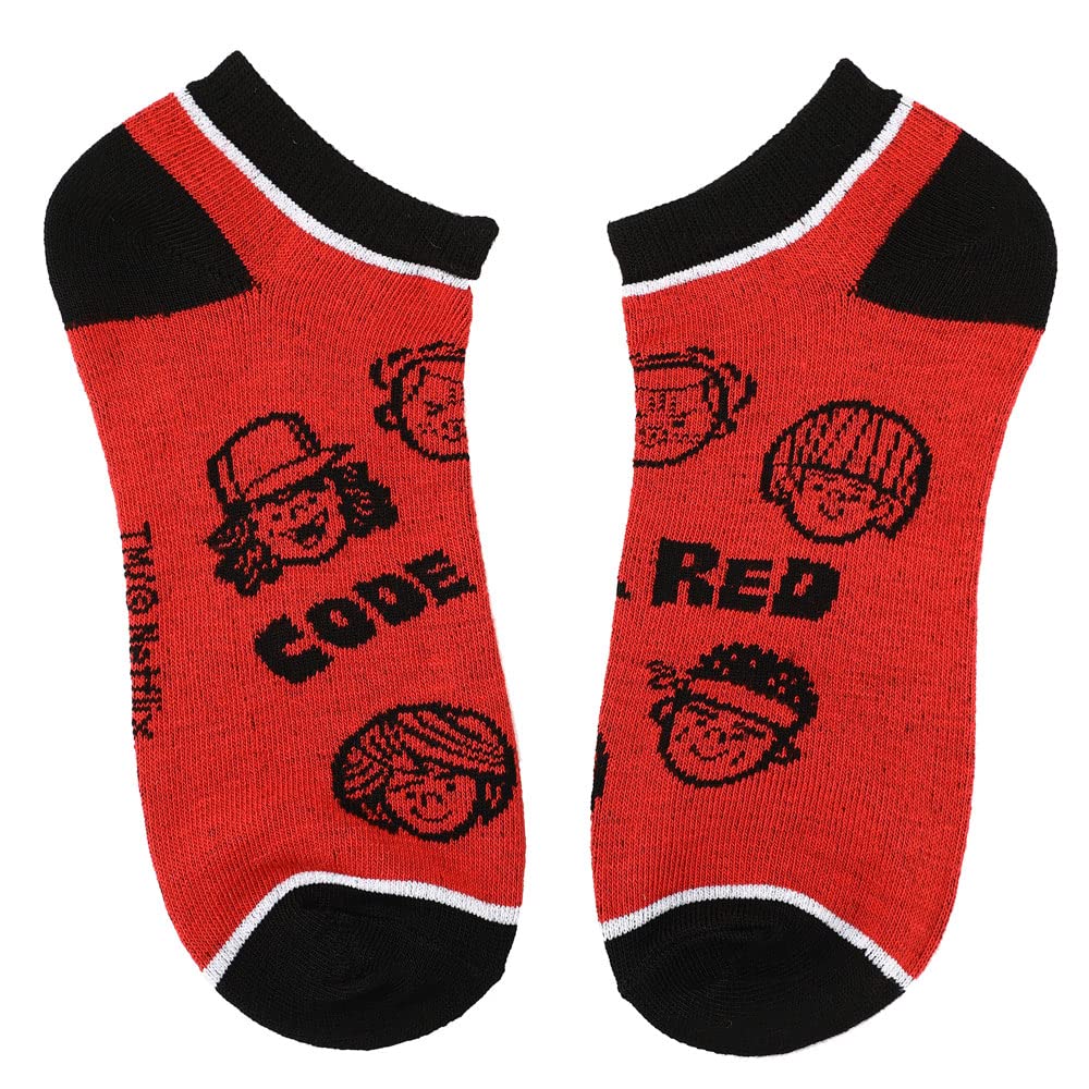 Bioworld Stranger Things Logos Casual Ankle Socks for Men 5-Pack - Image 4